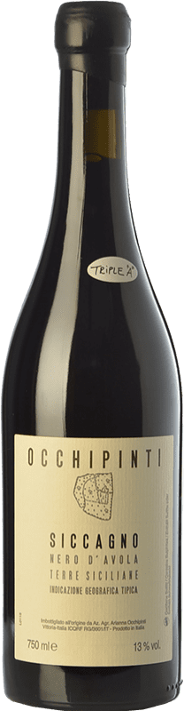 35,95 € Free Shipping | Red wine Arianna Occhipinti Siccagno I.G.T. Terre Siciliane Sicily Italy Nero d'Avola Organic Bottle 75 cl