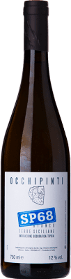 27,95 € Free Shipping | White wine Arianna Occhipinti SP68 Bianco Dry I.G.T. Terre Siciliane Sicily Italy Muscat of Alexandria, Albanello Bottle 75 cl