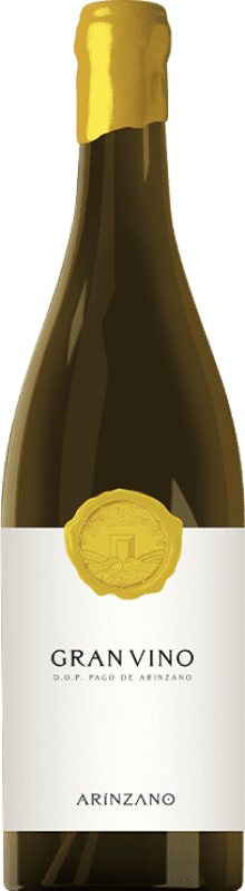 114,95 € Envoi gratuit | Vin blanc Arínzano Gran Vino Crianza D.O.P. Vino de Pago de Arínzano Navarre Espagne Chardonnay Bouteille 75 cl