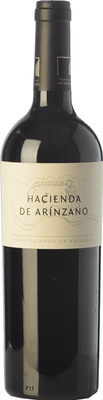 18,95 € Kostenloser Versand | Rotwein Arínzano Hacienda Crianza — Kurze Fassreifung D.O.P. Vino de Pago Señorío de Arínzano Navarra Spanien Tempranillo, Merlot, Cabernet Sauvignon Flasche 75 cl