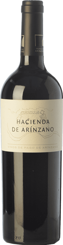 18,95 € Envío gratis | Vino tinto Arínzano Hacienda Crianza D.O.P. Vino de Pago Señorío de Arínzano Navarra España Tempranillo, Merlot, Cabernet Sauvignon Botella 75 cl