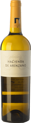 18,95 € Бесплатная доставка | Белое вино Arínzano Hacienda старения D.O.P. Vino de Pago de Arínzano Наварра Испания Chardonnay бутылка 75 cl