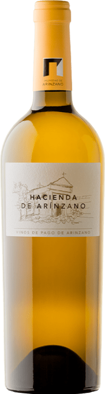 21,95 € 免费送货 | 白酒 Arínzano Hacienda 岁 D.O.P. Vino de Pago Señorío de Arínzano 纳瓦拉 西班牙 Chardonnay 瓶子 75 cl