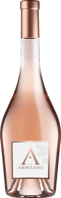 15,95 € Envío gratis | Vino Rosado Arínzano Hacienda D.O.P. Vino de Pago Señorío de Arínzano Navarra España Tempranillo 75 cl