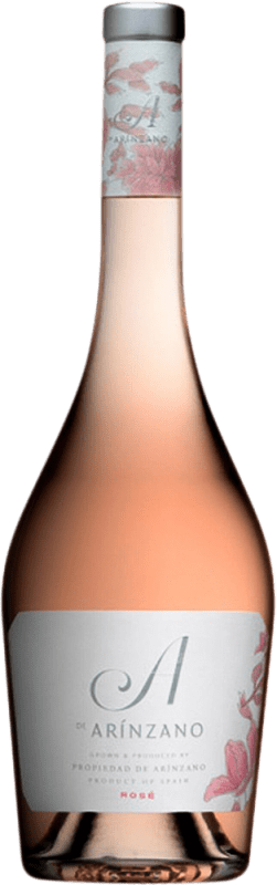 15,95 € Envio grátis | Vinho rosé Arínzano Hacienda D.O.P. Vino de Pago de Arínzano Navarra Espanha Tempranillo Garrafa 75 cl
