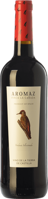 5,95 € 送料無料 | 赤ワイン Aromaz 若い I.G.P. Vino de la Tierra de Castilla カスティーリャ・ラ・マンチャ スペイン Tempranillo ボトル 75 cl