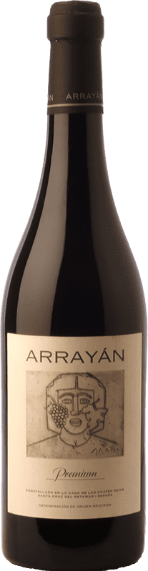 25,95 € Free Shipping | Red wine Arrayán Premium Aged D.O. Méntrida Castilla la Mancha Spain Merlot, Syrah, Cabernet Sauvignon, Petit Verdot Bottle 75 cl