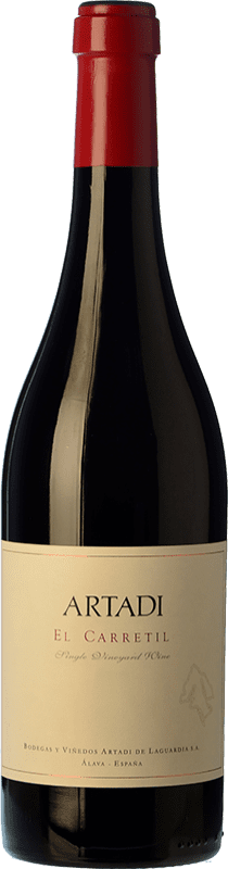 187,95 € Бесплатная доставка | Красное вино Artadi El Carretil Crianza — Крианса Испания Tempranillo — Темпранильо Бутылка 75 cl