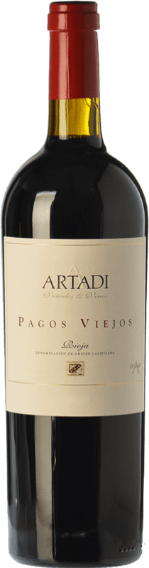 71,95 € 送料無料 | 赤ワイン Artadi Pagos Viejos Crianza — クリアンサ D.O.Ca. Rioja ラ・リオハ スペイン Tempranillo — テンプラニーリョ 75 cl