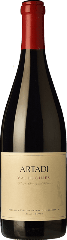 61,95 € Бесплатная доставка | Красное вино Artadi Valdeginés Crianza — Крианса Испания Tempranillo — Темпранильо Бутылка 75 cl
