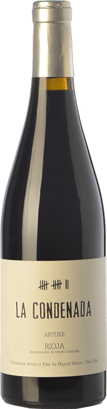 49,95 € Free Shipping | Red wine Artuke La Condenada Aged D.O.Ca. Rioja The Rioja Spain Tempranillo, Grenache, Graciano, Palomino Fino Bottle 75 cl