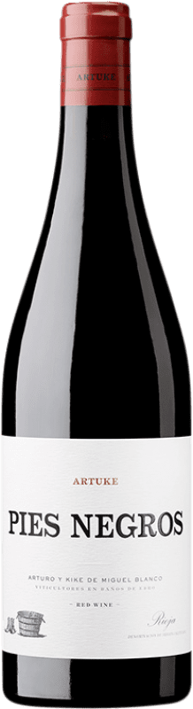 15,95 € 免费送货 | 红葡萄酒 Artuke Pies Negros Crianza — 陈酿 D.O.Ca. Rioja 拉里奥哈 西班牙 Tempranillo — 丹魄, Graciano — 格拉西亚诺 75 cl