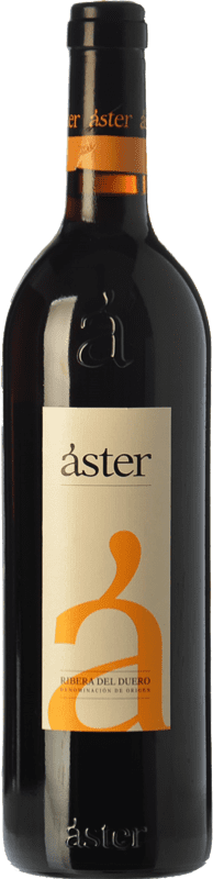 19,95 € 免费送货 | 红酒 Áster 预订 D.O. Ribera del Duero 卡斯蒂利亚莱昂 西班牙 Tempranillo 瓶子 75 cl