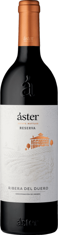 29,95 € 送料無料 | 赤ワイン Áster レセルバ D.O. Ribera del Duero カスティーリャ・イ・レオン スペイン Tempranillo — テンプラニーリョ 75 cl
