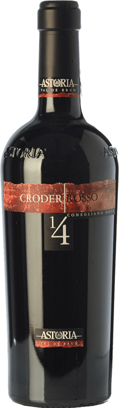 16,95 € Free Shipping | Red wine Astoria Croder D.O.C. Colli di Conegliano Veneto Italy Merlot, Cabernet Sauvignon, Cabernet Franc, Marzemino Bottle 75 cl