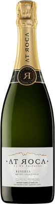 18,95 € Spedizione Gratuita | Spumante Bianco AT Roca Brut Nature Riserva D.O. Penedès Catalogna Spagna Macabeo, Xarel·lo, Parellada 75 cl