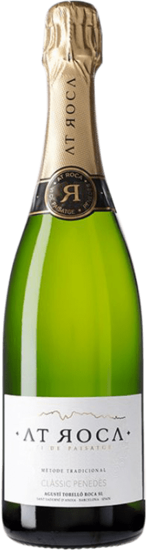 17,95 € 免费送货 | 白起泡酒 AT Roca 香槟 预订 D.O. Penedès 加泰罗尼亚 西班牙 Macabeo, Xarel·lo, Parellada 瓶子 75 cl