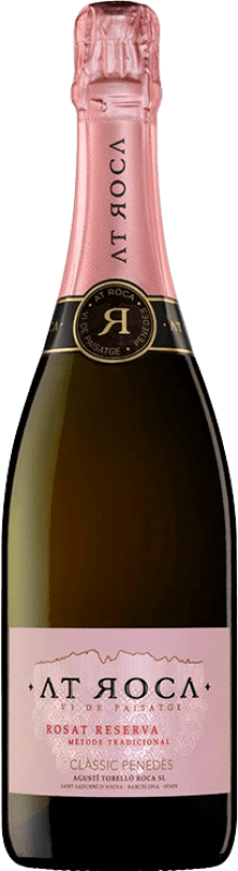 19,95 € Envoi gratuit | Vin Mousseux Rosé AT Roca Réserve D.O. Penedès Catalogne Espagne Monastrell, Macabeo — Macabeu Bouteille 75 cl