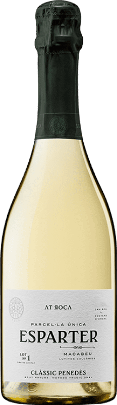 29,95 € Envoi gratuit | Vin Mousseux Blanc AT Roca Vinya Esparter D.O. Penedès Catalogne Espagne Macabeo — Macabeu Bouteille 75 cl