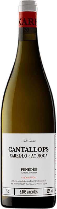 27,95 € Envío gratis | Vino Blanco AT Roca Cantallops Crianza D.O. Penedès Cataluña España Xarel·lo Eco — Ecológico 75 cl