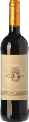 13,95 € Free Shipping | Red wine Atalayas de Golbán Torre de Golbán Reserva D.O. Ribera del Duero Castilla y León Spain Tempranillo Bottle 75 cl