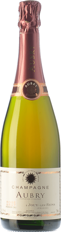 72,95 € 送料無料 | ロゼのスパークリングワイン Aubry Brut — ブリュット クラシック, Rosé — ロゼ レセルバ A.O.C. Champagne シャンパン フランス Pinot Noir — ピノ・ノワール, Chardonnay — シャルドネ, Pinot Meunier — ピノ・ムニエ 75 cl