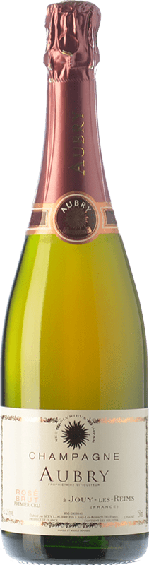 66,95 € Envio grátis | Espumante rosé Aubry Classique Rosé Brut Reserva A.O.C. Champagne Champagne França Pinot Preto, Chardonnay, Pinot Meunier Garrafa 75 cl