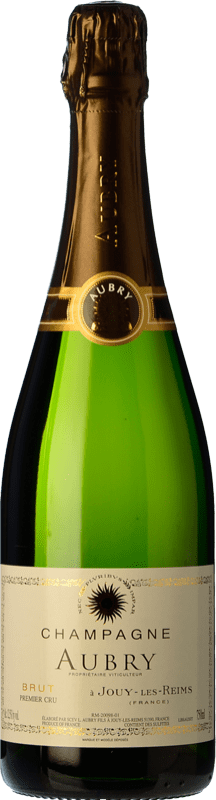 52,95 € Free Shipping | White sparkling Aubry Premier Cru Brut Reserve A.O.C. Champagne Champagne France Pinot Black, Chardonnay, Pinot Meunier Bottle 75 cl