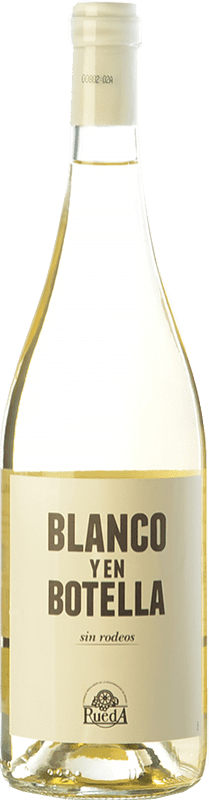 6,95 € Envio grátis | Vinho Branco Aura Blanco y en Botella D.O. Rueda Castela e Leão Espanha Verdejo, Sauvignon 75 cl