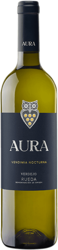 10,95 € Kostenloser Versand | Weißwein Aura D.O. Rueda Kastilien und León Spanien Verdejo Flasche 75 cl