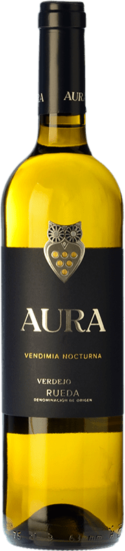 11,95 € Free Shipping | White wine Aura Vendimia Nocturna D.O. Rueda Castilla y León Spain Verdejo Bottle 75 cl