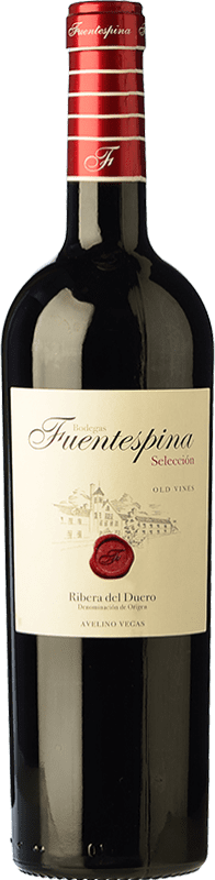 7,95 € Free Shipping | Red wine Avelino Vegas Fuentespina Selección Aged D.O. Ribera del Duero Castilla y León Spain Tempranillo Bottle 75 cl