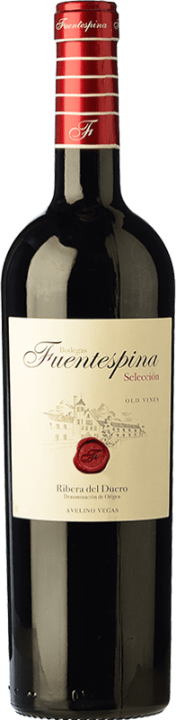 21,95 € Free Shipping | Red Wine Avelino Vegas Fuentespina Selection Crianza — Aged D.O. Ribera del Duero Castilla y León Spain Tempranillo 75 cl