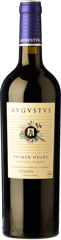 9,95 € Kostenloser Versand | Rotwein Augustus Forum Merlot Syrah Jung D.O. Penedès Katalonien Spanien Merlot, Syrah Flasche 75 cl