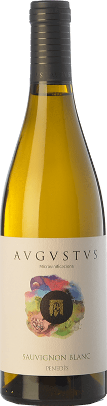 12,95 € Free Shipping | White wine Augustus Microvinificacions D.O. Penedès Catalonia Spain Sauvignon White Bottle 75 cl