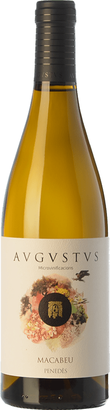 11,95 € Kostenloser Versand | Weißwein Augustus Microvinificacions Macabeu Crianza — Kurze Fassreifung D.O. Penedès Katalonien Spanien Macabeo Flasche 75 cl