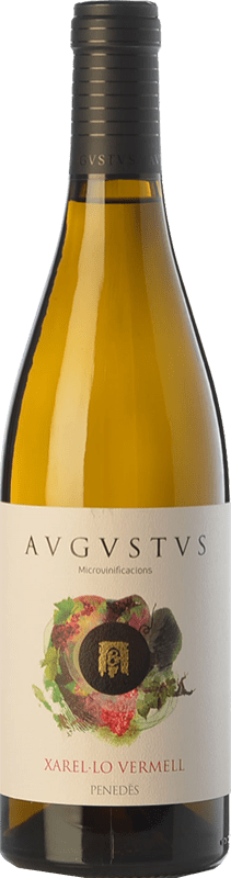 15,95 € Envío gratis | Vino blanco Augustus Microvinificacions D.O. Penedès Cataluña España Xarel·lo Vermell Botella 75 cl