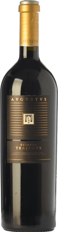 22,95 € Kostenloser Versand | Rotwein Augustus Trajanus Crianza — Kurze Fassreifung D.O. Penedès Katalonien Spanien Merlot, Cabernet Sauvignon, Cabernet Franc Flasche 75 cl