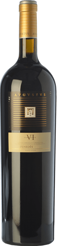 23,95 € Kostenloser Versand | Rotwein Augustus VI Crianza — Kurze Fassreifung D.O. Penedès Katalonien Spanien Tempranillo, Merlot, Syrah, Garnacha — Grenache, Cabernet Sauvignon, Cabernet Franc Magnumflasche 1,5 L