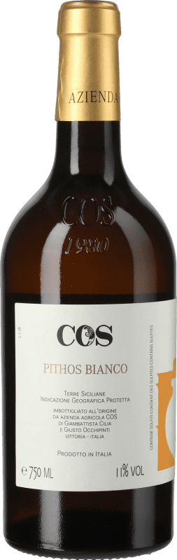 39,95 € Spedizione Gratuita | Vino Bianco Azienda Agricola Cos Pithos I.G.T. Terre Siciliane Sicilia Italia Grecanico Eco — Biologico Bottiglia 75 cl