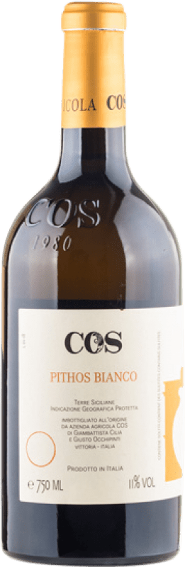 39,95 € Free Shipping | White Wine Azienda Agricola Cos Pithos Bianco I.G.T. Terre Siciliane Sicily Italy Grecanico Eco Organic Bottle 75 cl