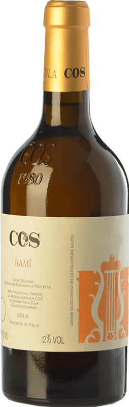 29,95 € Free Shipping | White Wine Azienda Agricola Cos Ramì I.G.T. Terre Siciliane Sicily Italy Insolia, Grecanico Eco Organic Bottle 75 cl