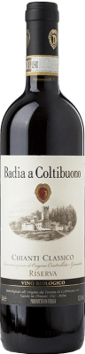 37,95 € Envoi gratuit | Vin Rouge Badia a Coltibuono Classique Réserve D.O.C.G. Chianti Toscane Italie Sangiovese, Colorino, Canaiolo, Ciliegiolo Eco — Biologique 75 cl