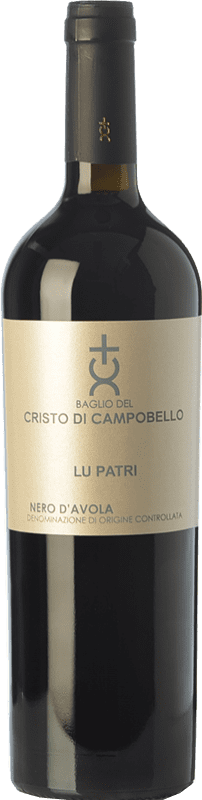 29,95 € Free Shipping | Red wine Cristo di Campobello Lu Patri I.G.T. Terre Siciliane Sicily Italy Nero d'Avola Bottle 75 cl