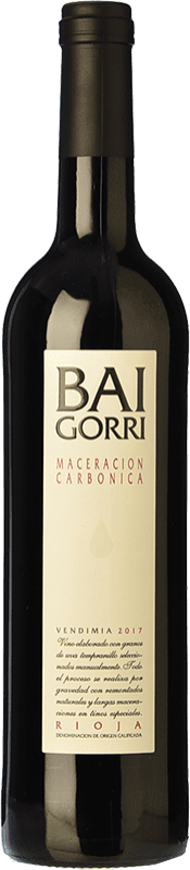 7,95 € 免费送货 | 红酒 Baigorri Maceración Carbónica 年轻的 D.O.Ca. Rioja 拉里奥哈 西班牙 Tempranillo 瓶子 75 cl