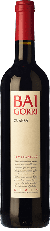 16,95 € Spedizione Gratuita | Vino rosso Baigorri Crianza D.O.Ca. Rioja La Rioja Spagna Tempranillo Bottiglia 75 cl