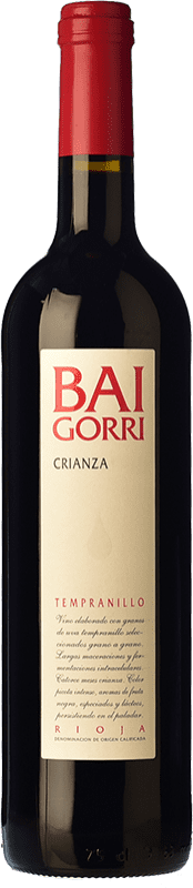 15,95 € Spedizione Gratuita | Vino rosso Baigorri Crianza D.O.Ca. Rioja La Rioja Spagna Tempranillo Bottiglia 75 cl