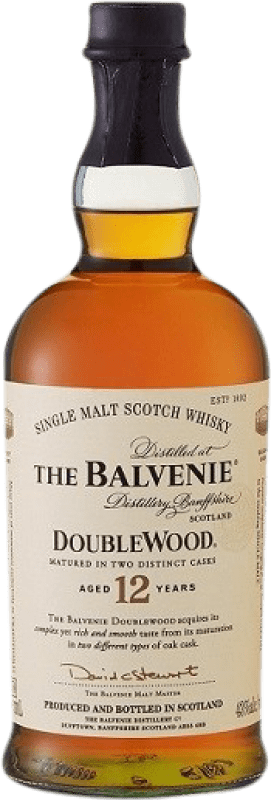 76,95 € Spedizione Gratuita | Whisky Single Malt Balvenie Double Wood Speyside Regno Unito 12 Anni Bottiglia 70 cl