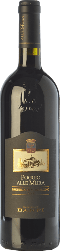 49,95 € Free Shipping | Red wine Castello Banfi Poggio alle Mura D.O.C.G. Brunello di Montalcino Tuscany Italy Sangiovese Bottle 75 cl