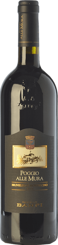 55,95 € Free Shipping | Red wine Castello Banfi Poggio alle Mura D.O.C.G. Brunello di Montalcino Tuscany Italy Sangiovese Bottle 75 cl